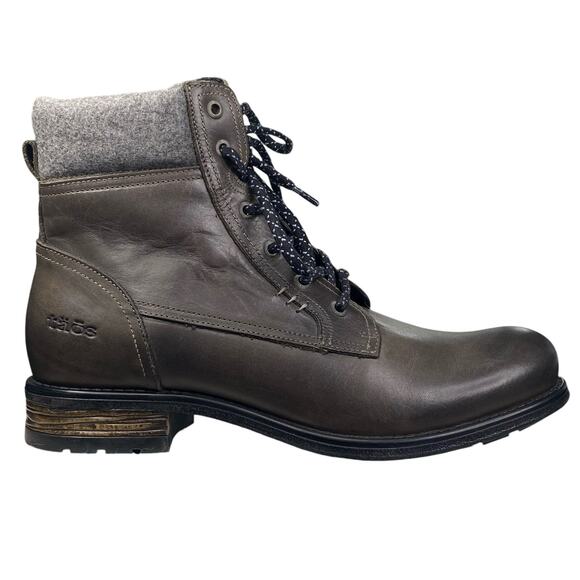 Taos Women's Cutie Brown Leather Lace Up Ankle Boot Size 40 US 9.0/9.5 - Picture 1 of 12